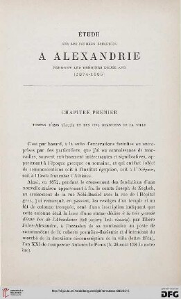 Chapitre premier: Temple d’Isis πλουσία et les cinq quartiers de la ville