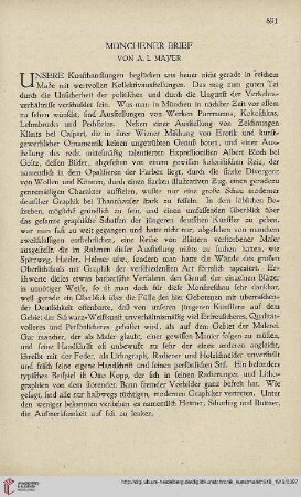 Münchener Brief