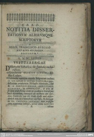 Scripta Wittebergensia