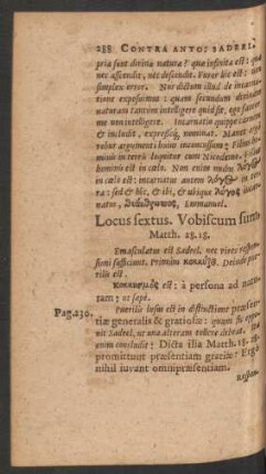 Locus sextus.