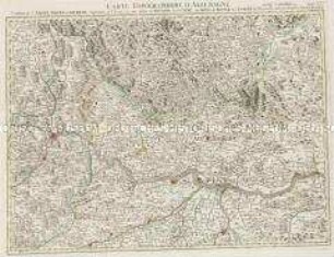 Grand Atlas . Bl. 61 (Österreich, Böhmen, Bayern): Contenant l'Arche Duché d'Autriche Superieur de l'Enns, et une partie du Royaume de Boheme du Duché de Bavier et l'Eveche de Passau.