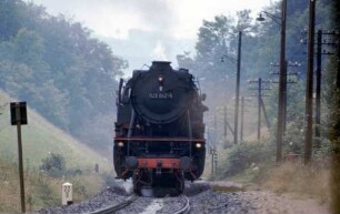Backnang Steinbach Lok 023 042 Nahverkehrszug BK-SHA B4yg-Wagen