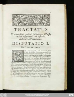 Disputatio I. De Infidelibus.