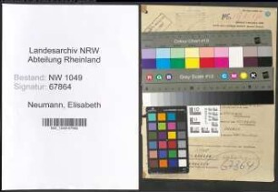 Entnazifizierung Elisabeth Neumann , geb. 23.11.1889 (Lehrerin)