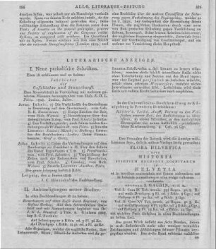 Literarische Anzeigen