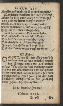Psalmus XXXI. - Psalmus XL.