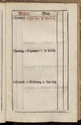 Majus, May.