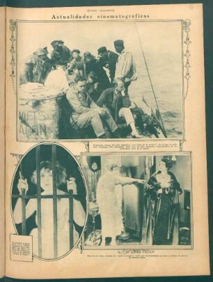 Actualidades cinematográficas [Fotografías]