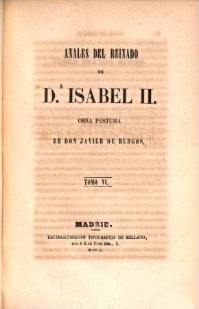 Annales del reinado de Da. Isabel II, 6