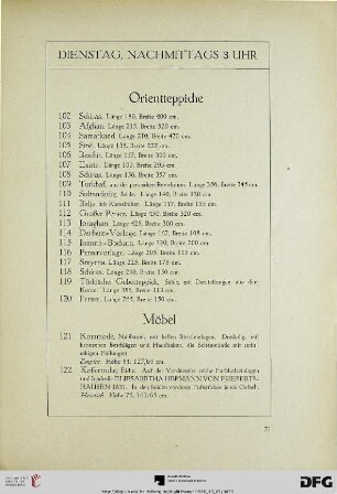 Möbel (Nr. 121-176)