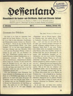 Heft 2, Februar 1930