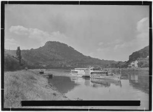 Festung Königstein mit Schiff "Wilhelm Pieck"