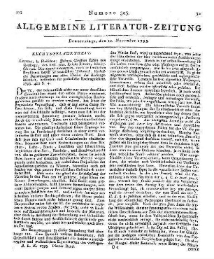 Quistorp, J. C. v.: Rechtliche Bemerkungen aus allen Theilen der Rechtsgelahrtheit. Leipzig: Fleischer 1793