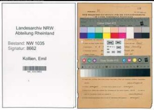 Entnazifizierung Emil Kollien , geb. 02.06.1897 (Kaufmaennischer Angestellter)