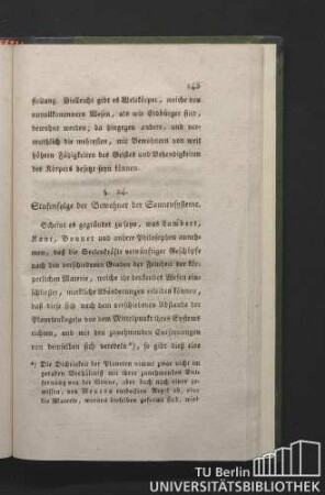 §. 24. Stufenfolge der Bewohner der Sonnensysteme.