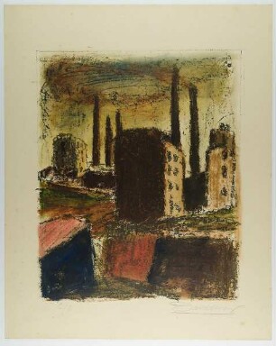 Aus dem Mappenwerk "Erde und Eisen", Adolf Harms Verlag, Hamburg 1921