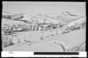 Altenberg-Geising im Winter mit Geisingberg
