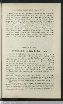 Sechstes Kapitel. Staatsrechtliche Stellung des Reichstages