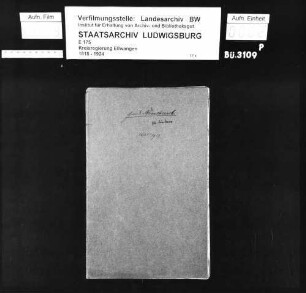 Schuldenwesen der Gesamt- und der Teilgemeinde Reinsbronn sowie der Teilgemeinden Niedersteinach und Schirmbach