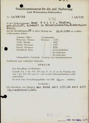 Stitz, Hans