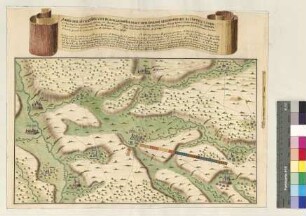 WHK 7 Reichs- und Französischer Krieg von 1688-1697 bis zum Frieden von Ryswick: Plan der Truppenstellungen bei Blankenheim, 18. September 1690