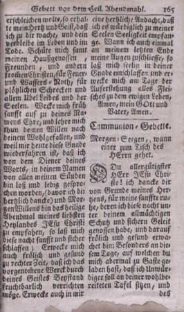 Communion-Gebette.