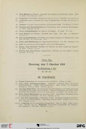 Fayence (Nr. 193-318)