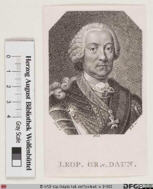 Bildnis Leopold (Joseph Maria) Reichsgraf von Dhaun (Daun)