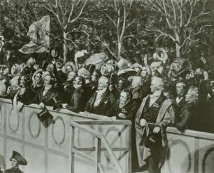 Berlin, Huldigung Friedrich Wilhelm IV. im Berliner Lustgarten anlässlich des Thronbesteigung des Königs