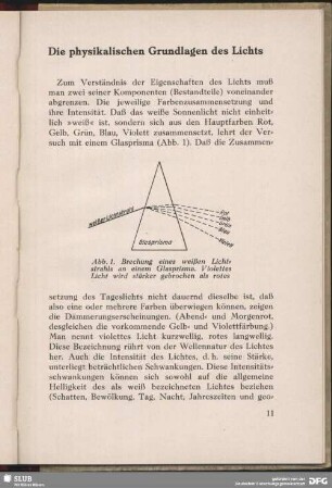 Die physikalischen Grundlagen des Lichts
