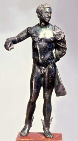 Römische Statuette des Hermes-Merkur mit Flügelschuhen