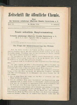 Heft XX. 30. Oktober 1904.