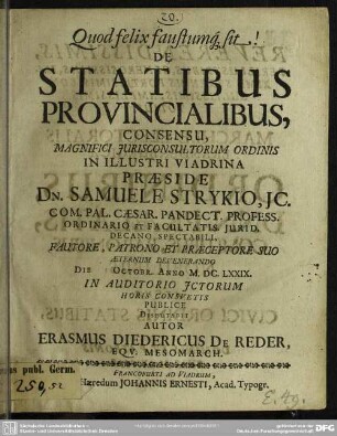 De statibus provincialibus