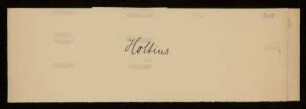 6: Holtius. [Umschlag für die Briefe von Adrianus Catharinus Holtius]