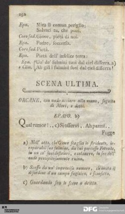 Scena Ultima./ Lezter Auftritt.