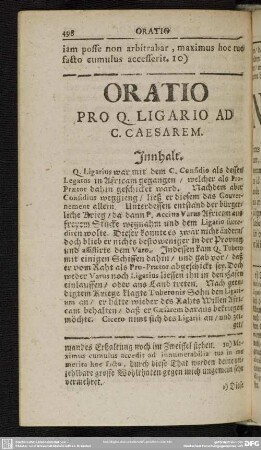 Oratio Pro Q. Ligario Ad C. Caesarem