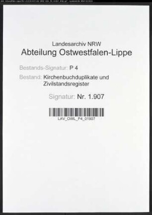 Kirchenbuchduplikat der katholischen Gemeinde Hellinghausen (GHT 1864). (Gemeinde: Hellinghausen, katholische Gemeinde)
