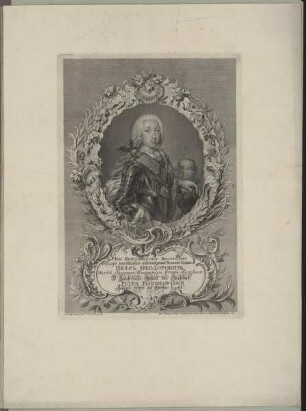Bildnis des Peter Feodorowitsch, Zar von Russland
