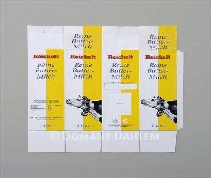 Verpackungs Entwurf - Reine Buttermilch- der Firma "Reichelt"