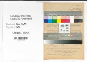 Entnazifizierung Martin Groeger , geb. 21.09.1913 (Lehrer)