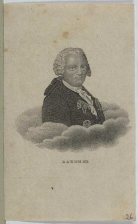 Bildnis des Gottlieb Wilhelm Rabener