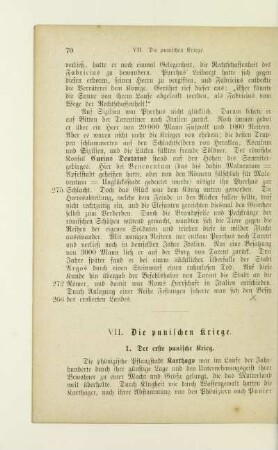 VII. Die punischen Kriege