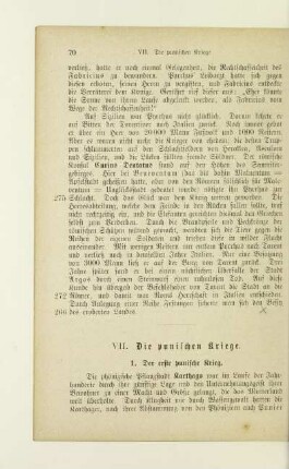 VII. Die punischen Kriege