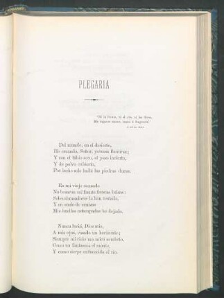 Plegaria