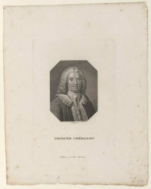 Bildnis des Prosper Crébillon