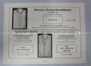 Musterkarte der Kleiderstoff-Großhandlung Franz Wulf Nachf. Leipzig
