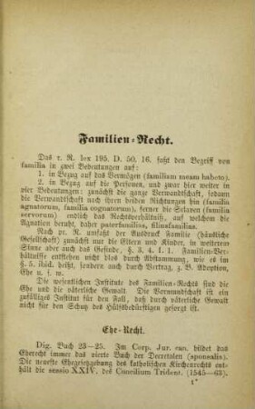 Familien-Recht.