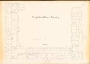 Schloss Merseburg: Grundriss DG 1:100