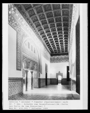 Alcázar — Palacio mudéjar — Salón de Embajadores — Südlicher Nebenraum