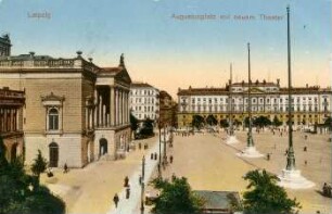 Leipzig: Augustusplatz mit neuem Theater
